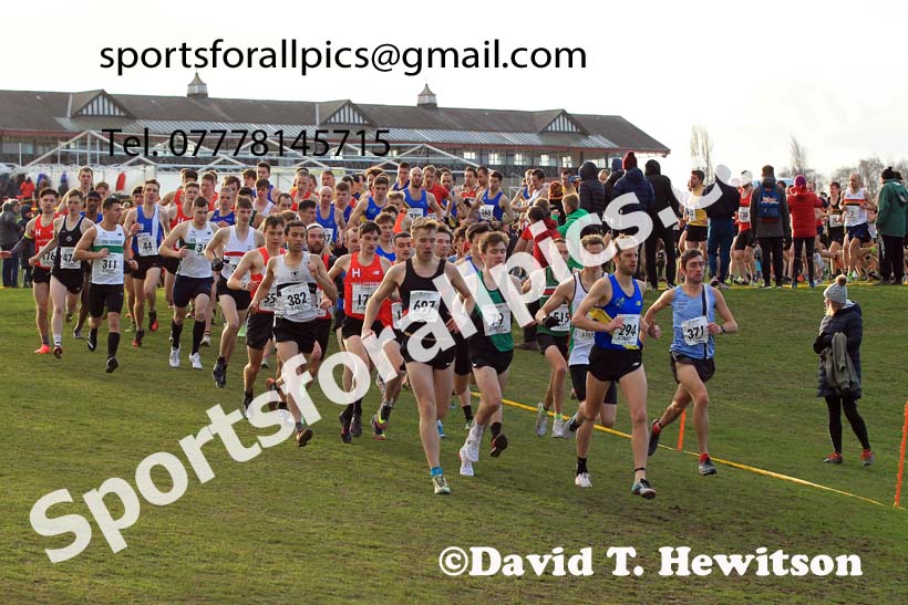 Senior mens 2022 Northern Cross Country Champs., Pontefract. Photo: David T. Hewitson/Sports for All Pics